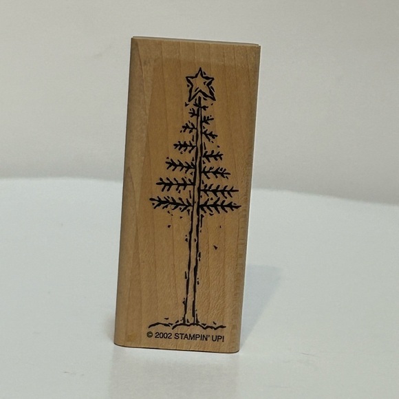 Stampin" Up Other - Stampin’ Up! 2002 Tree With Star Rubber Stamp